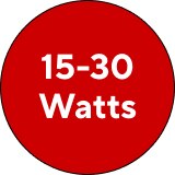 15-30 watts